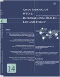 Asian Journal Of Wto & International Health Law And Policy