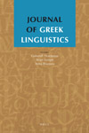 Journal Of Greek Linguistics