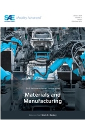 Sae International Journal Of Materials And Manufacturing