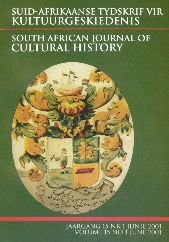 South African Journal Of Cultural History