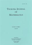 Tsukuba Journal Of Mathematics