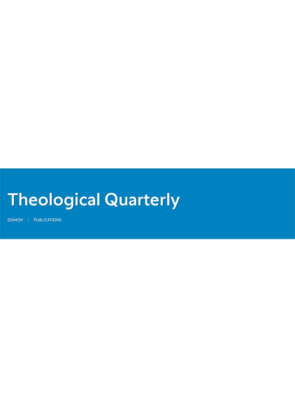 Bogoslovni Vestnik-theological Quarterly-ephemerides Theologicae