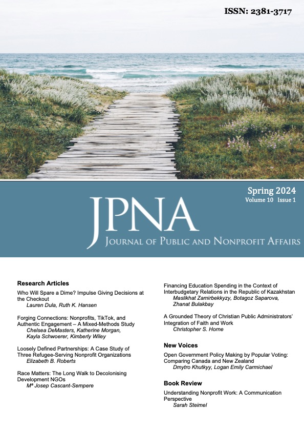 Journal Of Public And Nonprofit Affairs