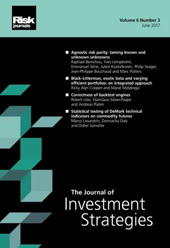 Journal Of Investment Strategies