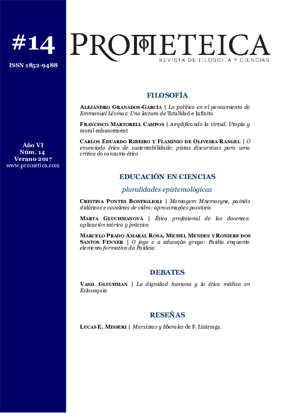 Prometeica-revista De Filosofia Y Ciencias